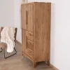 Meuble House Petit vaisselier bas style scandinave en acacia "Melody"