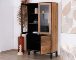 Meuble House Petit vaisselier vitré esprit contemporain