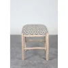 Meuble House Pouf carré en tissu "Clothaire"