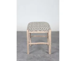 Meuble House Pouf carré en tissu "Clothaire"