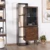 Meuble House Rangement design en bois et métal "Crescendo" avec éclairage LEDs Hot