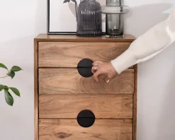 Meuble House Rangement vertical en acacia 6 tiroirs "Spot" Online