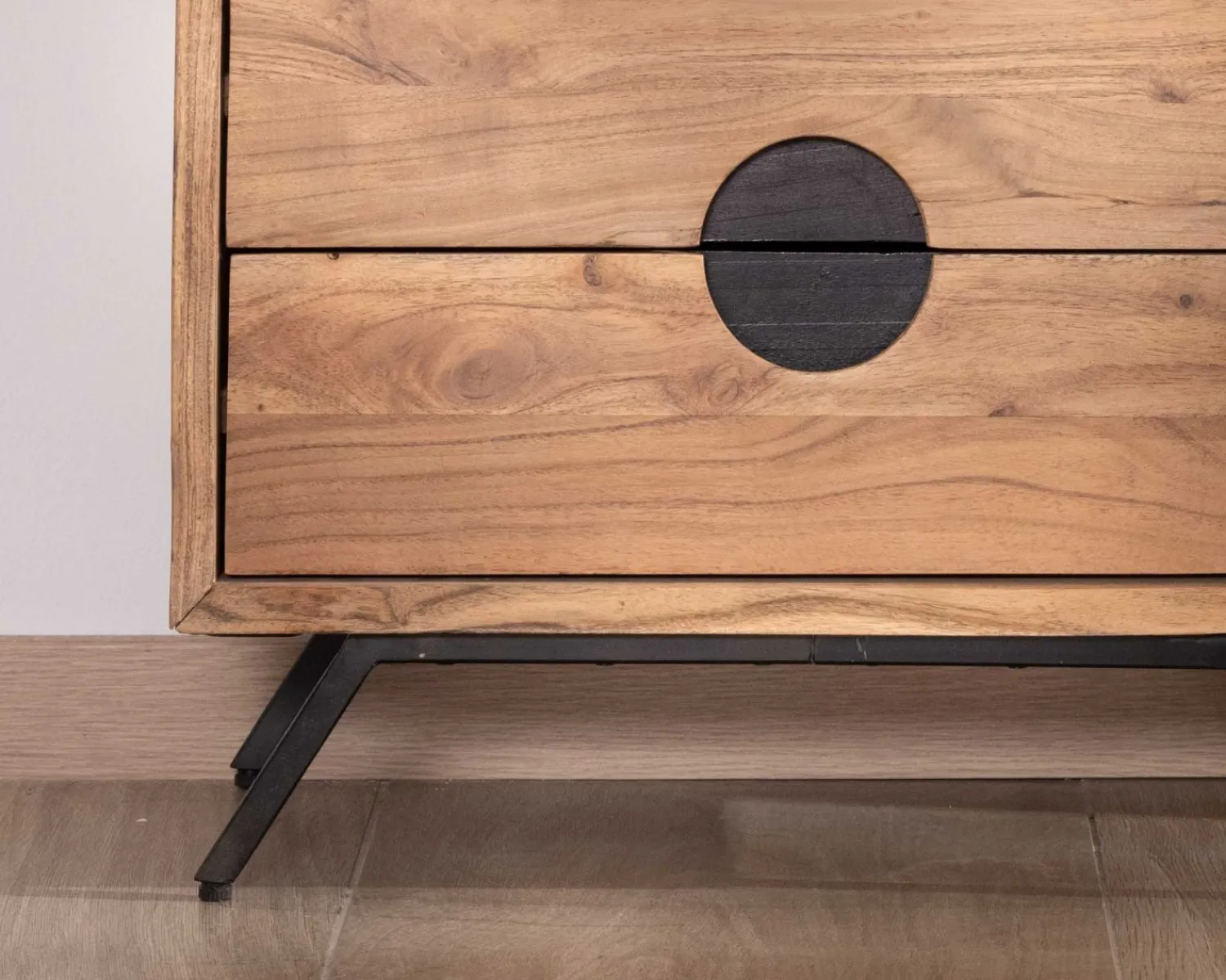 Meuble House Rangement vertical en acacia 6 tiroirs "Spot" Online