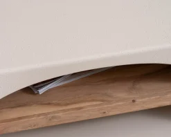Meuble House Table basse carrée design organique aspect béton sablé 
