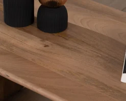 Meuble House Table basse design épuré en manguier "Naura" New