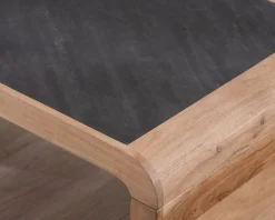 Meuble House Table basse design retro avec plateau placage pierre 