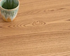 Meuble House Table basse esprit newtro en bois massif naturel et noir "Sydney" avec portes coulissantes Discount