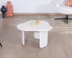 Meuble House Table basse forme organique aspect terrazzo