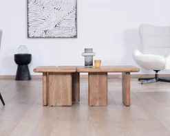 Meuble House Table basse modulable en manguier