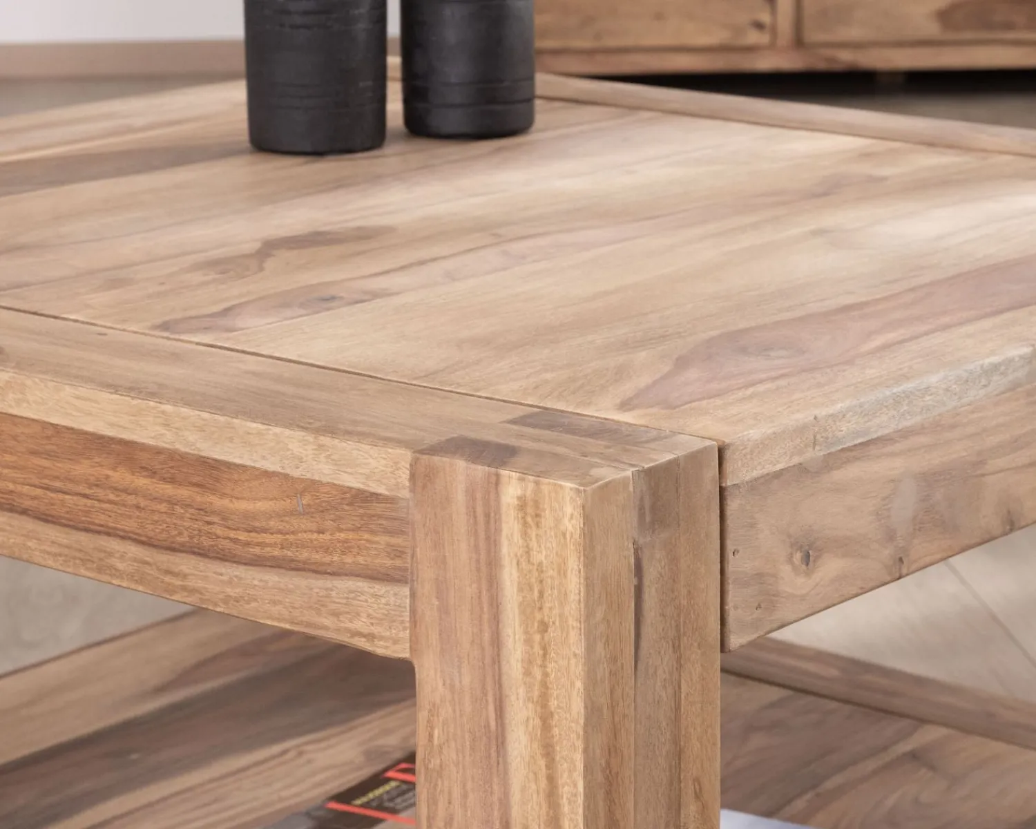 Meuble House Table basse rectangle à double plateau "Kalanohé" en palissandre Sale