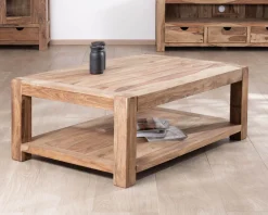 Meuble House Table basse rectangle à double plateau