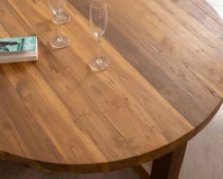 Meuble House Table basse ronde 110 cm en teck 