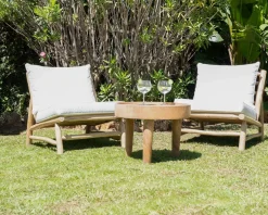 Meuble House Table basse ronde en bois de suar "Katue" 60 cm Online