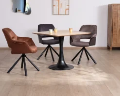 Meuble House Table carrée 90 cm esprit bistrot en acacia