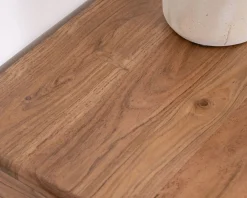Meuble House Table de chevet ou d'appoint en acacia avec tiroir
