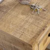 Meuble House Table de chevet structure ouverte et 1 tiroir "Manoha" en manguier H 60 cm Discount