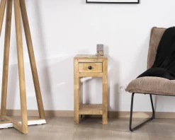 Meuble House Table de chevet structure ouverte et 1 tiroir 