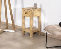 Meuble House Table de chevet structure ouverte et 1 tiroir 