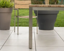 Meuble House Table de jardin extensible 160 à 220 cm design contemporain 