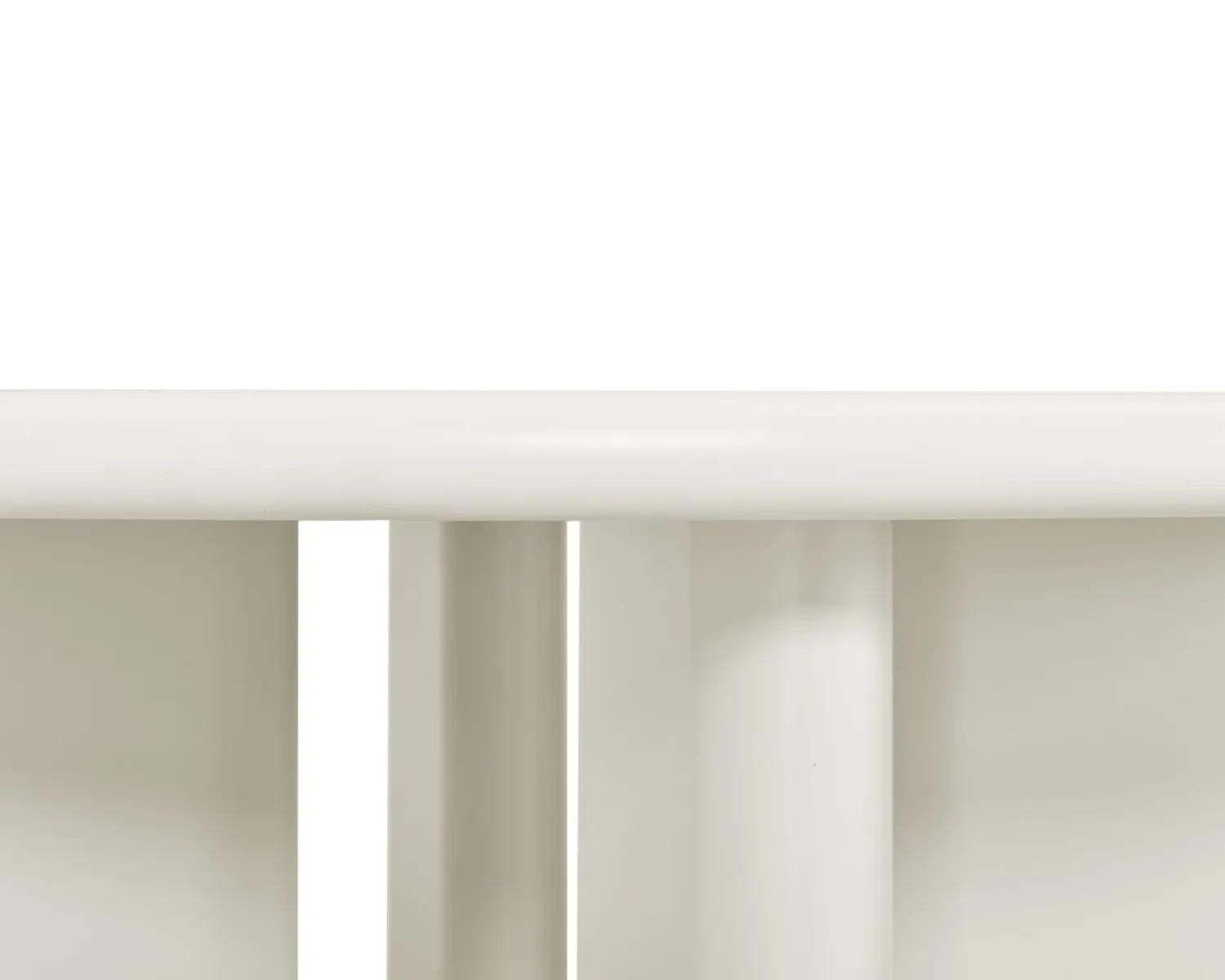 Meuble House Table de repas contemporaine ronde 120 cm coloris crème "Odyna" Online