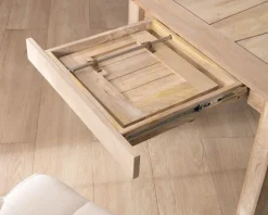 Meuble House Table de repas extensible 160 à 250 cm en manguier "Jappy"