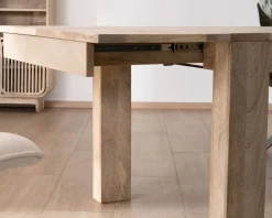 Meuble House Table de repas extensible 160 à 250 cm en manguier "Jappy"