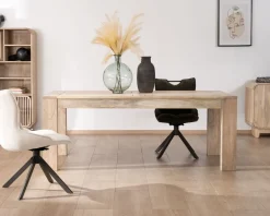 Meuble House Table de repas extensible 160 à 250 cm en manguier