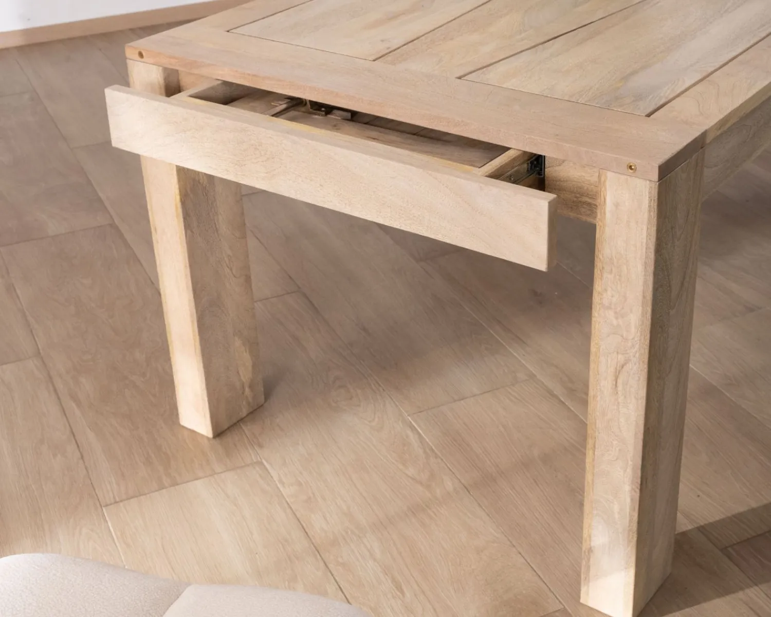 Meuble House Table de repas extensible 200 à 290 cm en manguier "Jappy"