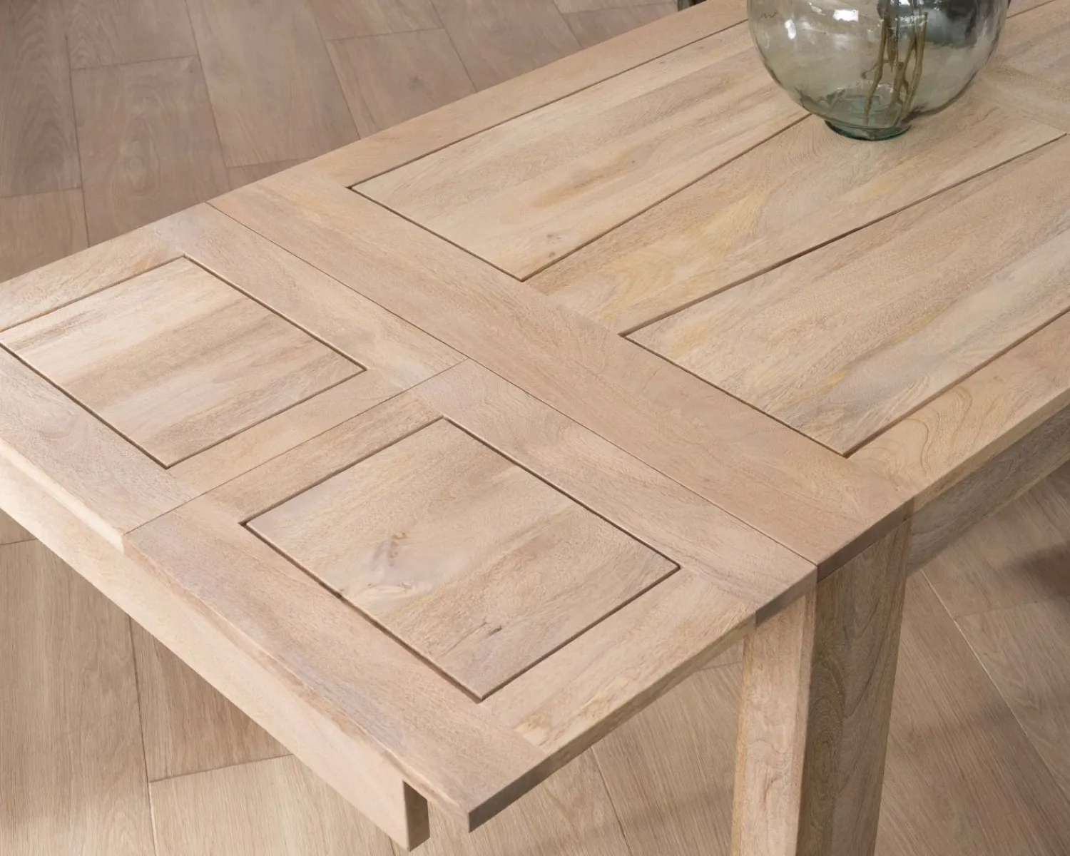 Meuble House Table de repas extensible 200 à 290 cm en manguier "Jappy"