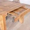 Meuble House Table de repas extensible 200 à 290 cm "Jappy" en manguier foncé Clearance