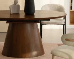 Meuble House Table de repas extensible 160–200 cm teinte noyer