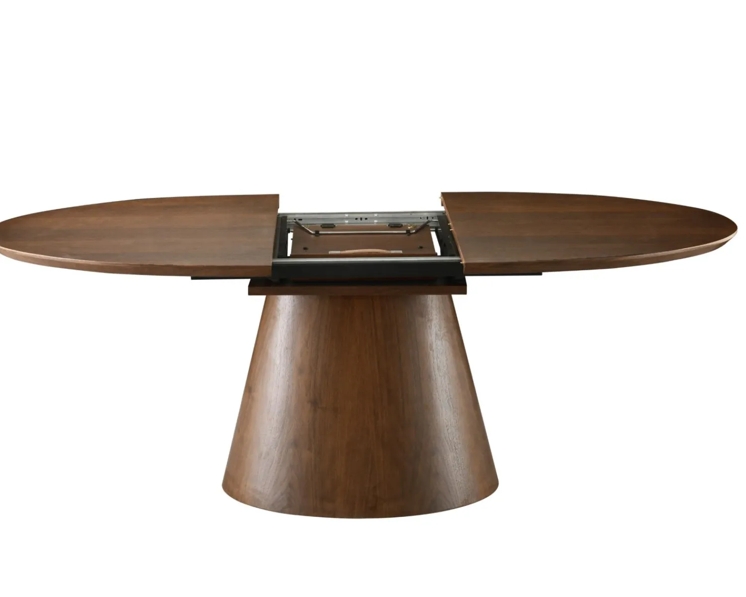 Meuble House Table de repas extensible 160–200 cm teinte noyer "Oria" forme ovale Online