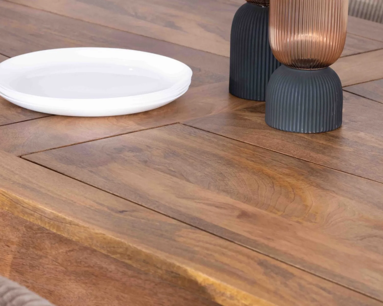 Meuble House Table de repas extensible en manguier foncé "Jappy" 160 à 250 cm Best