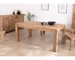 Meuble House Table de repas extensible en palissandre