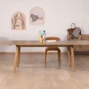 Meuble House Table de repas extensible esprit rétro 180 cm en manguier massif naturel "Odely" Discount