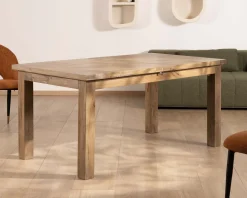 Meuble House Table de repas rectangulaire extensible en manguier 160-200cm