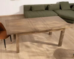 Meuble House Table de repas rectangulaire extensible en manguier 160-200cm