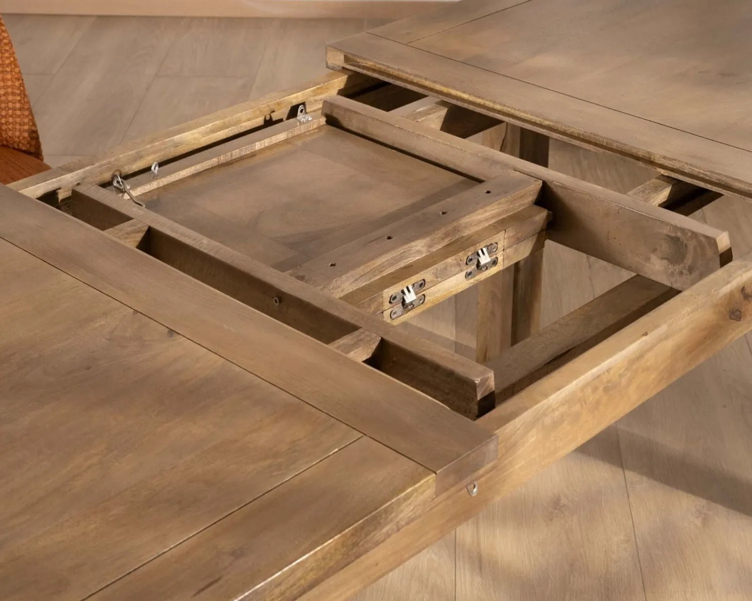 Meuble House Table de repas rectangulaire extensible en manguier 160-200cm "Baz" Hot