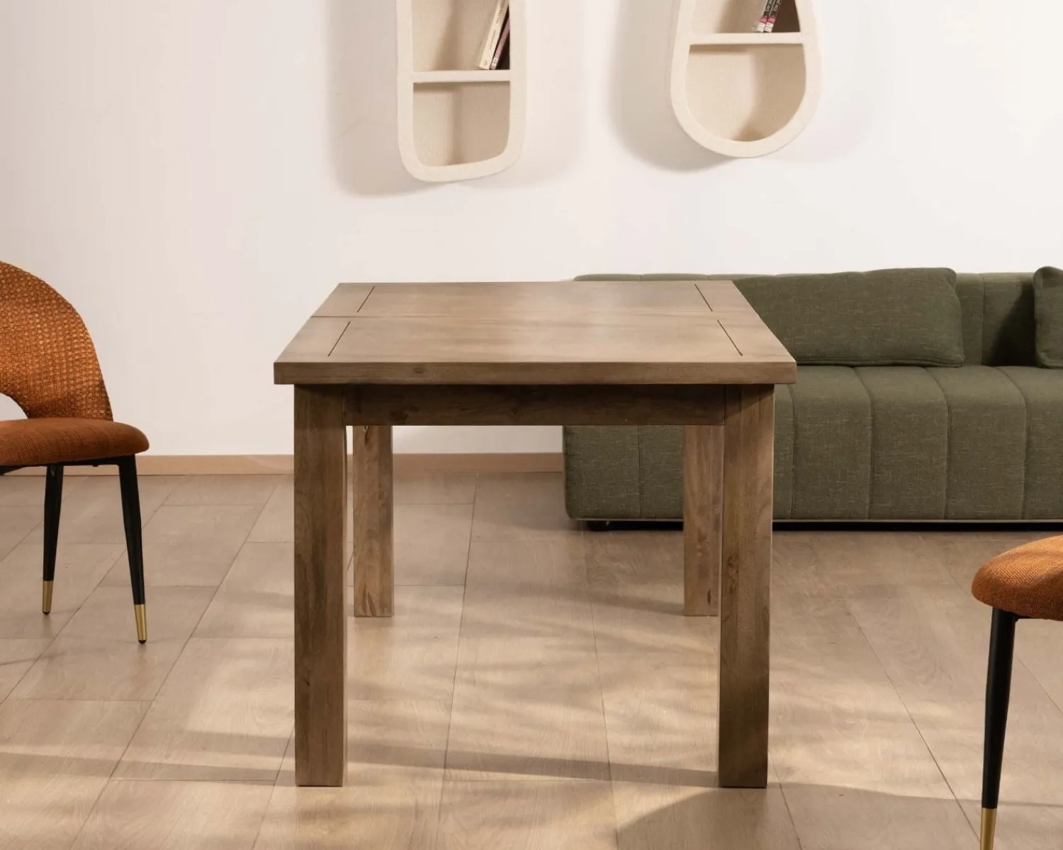 Meuble House Table de repas rectangulaire extensible en manguier 160-200cm "Baz" Hot