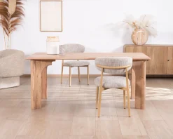 Meuble House Table de repas rectangulaire 180 cm design scandinave