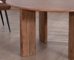 Meuble House Table de repas ronde style japandi