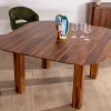 Meuble House Table de salle à manger carrée en palissandre "Rosewood" 150 cm design rétro New