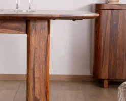 Meuble House Table de salle à manger carrée en palissandre 