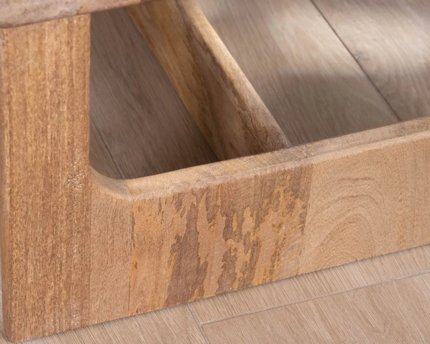 Meuble House Table de salon épurée en manguier naturel "Maestro" 110 cm Clearance