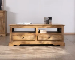 Meuble House Table de salon style classique en manguier "Sarah"