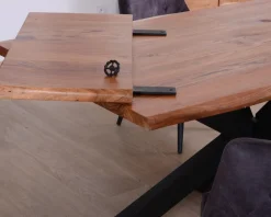 Meuble House Table en acacia avec extensions 180-260cm 