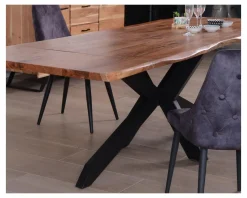 Meuble House Table en acacia avec extensions 180-260cm 