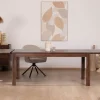 Meuble House Table extensible en manguier massif teinte noyer "Sicora" 180 à cm esprit zen New
