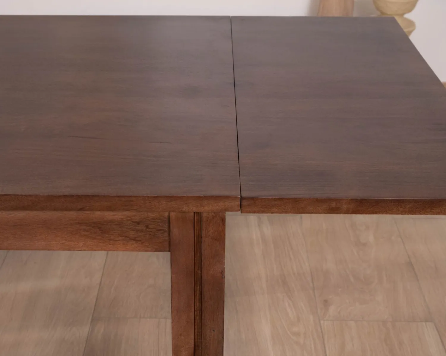 Meuble House Table extensible en manguier massif teinte noyer "Sicora" 180 à cm esprit zen New
