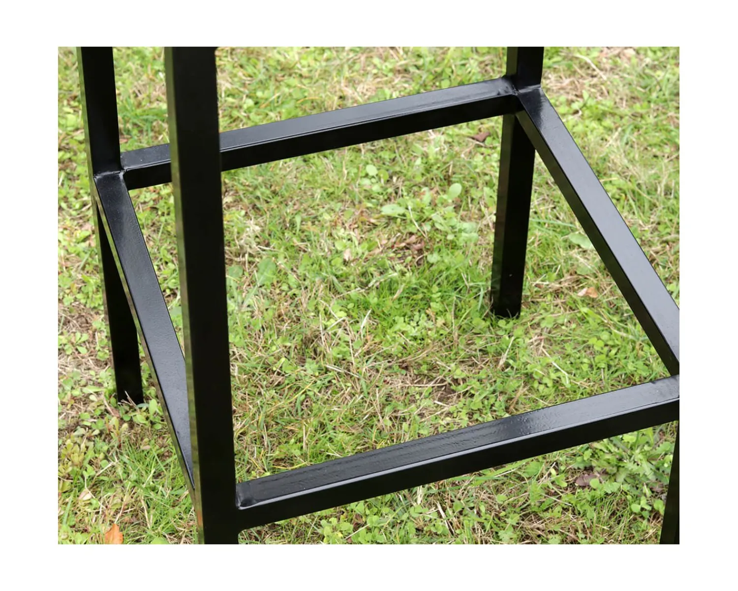 Meuble House Tabouret de bar en métal et bois exotique "Garden" Hot